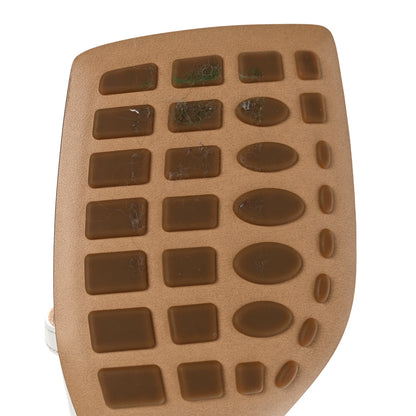 Bottega Veneta Lambskin Stretch Multi Strap 90mm Sandals 36 Optic White 8 of 10