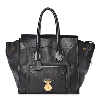 Celine Smooth Calfskin Mini Envelope Luggage Black 1 of 16