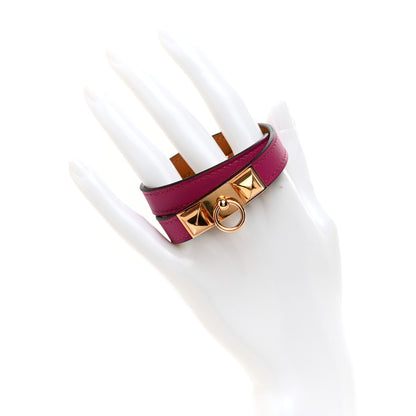 Hermes Swift Rivale Double Tour Bracelet T2 Magnolia 2 of 7
