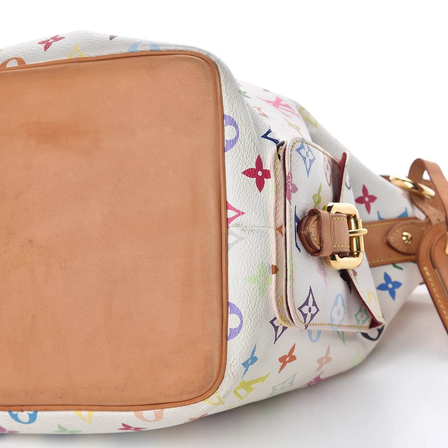 Monogram Multicolor Petit Noe White