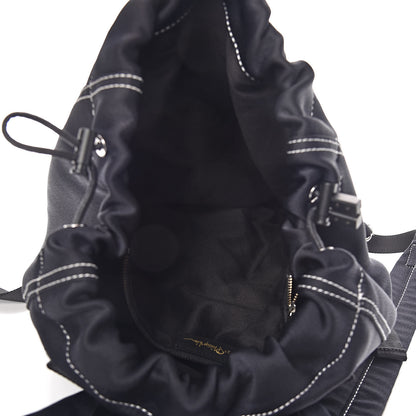 3.1 Phillip Lim 3.1 Satin Faux Pearl Eyelet Go Go Backpack Phantom Blue 5 of 10