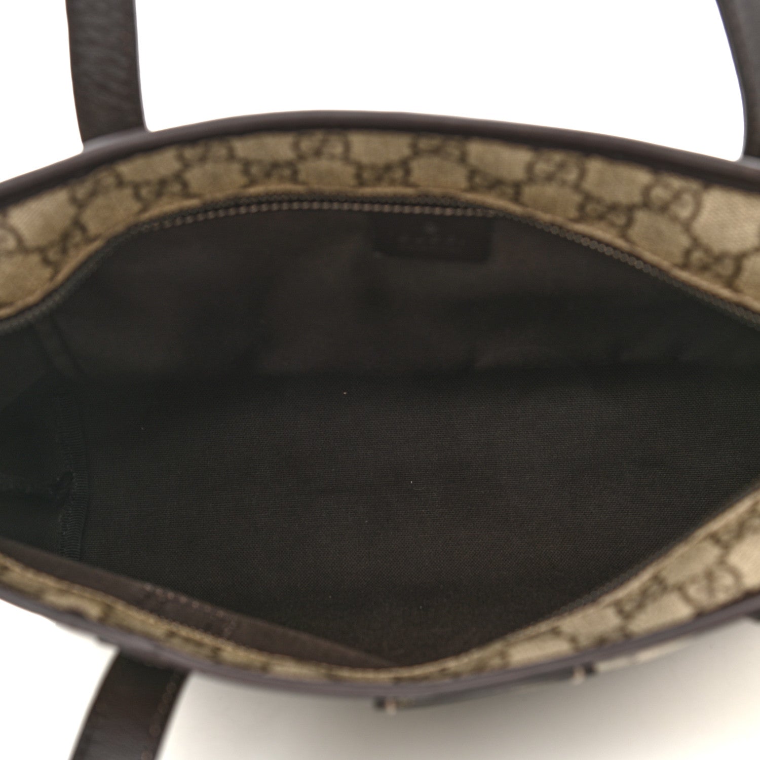 Gucci GG Supreme Monogram Small Joy Tote Dark Brown 5 of 10