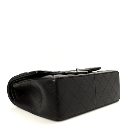 Chanel Caviar Quilted Jumbo Double Flap Dark Brown 4 of 11