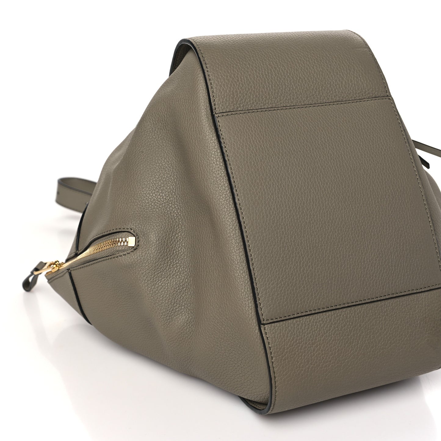 Calfskin Small Hammock Shoulder Bag Grey