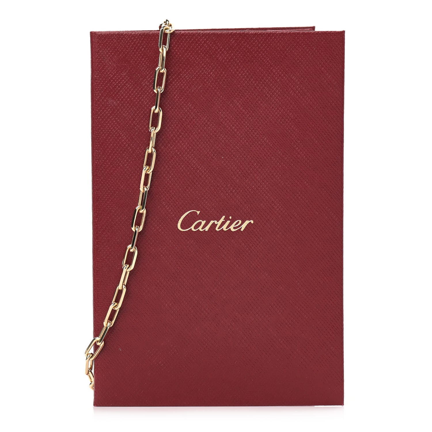 Cartier 18K Yellow Gold SM Santos De Cartier Link Necklace 22" 6 of 6