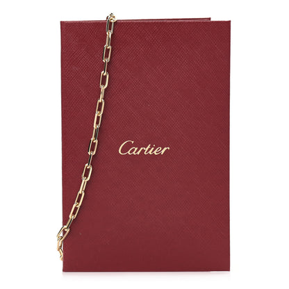Cartier 18K Yellow Gold SM Santos De Cartier Link Necklace 22" 6 of 6