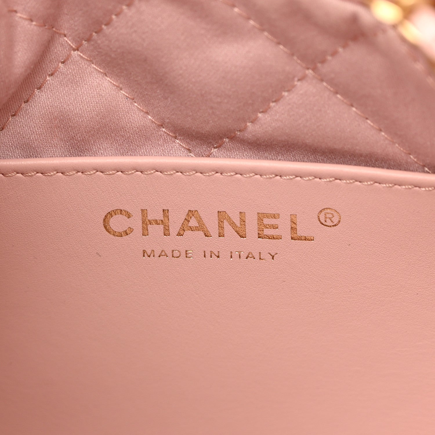 Chanel Shiny Calfskin Quilted Mini Chanel 22 Rose Clair 6 of 12