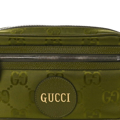 Gucci Econyl Nylon Monogram Off The Grid Belt Bag Juniper Green 8 of 10