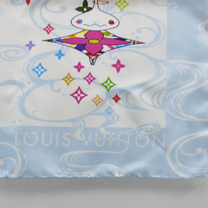 Louis Vuitton Murakami Mushroom Head Silk Scarf 3 of 5