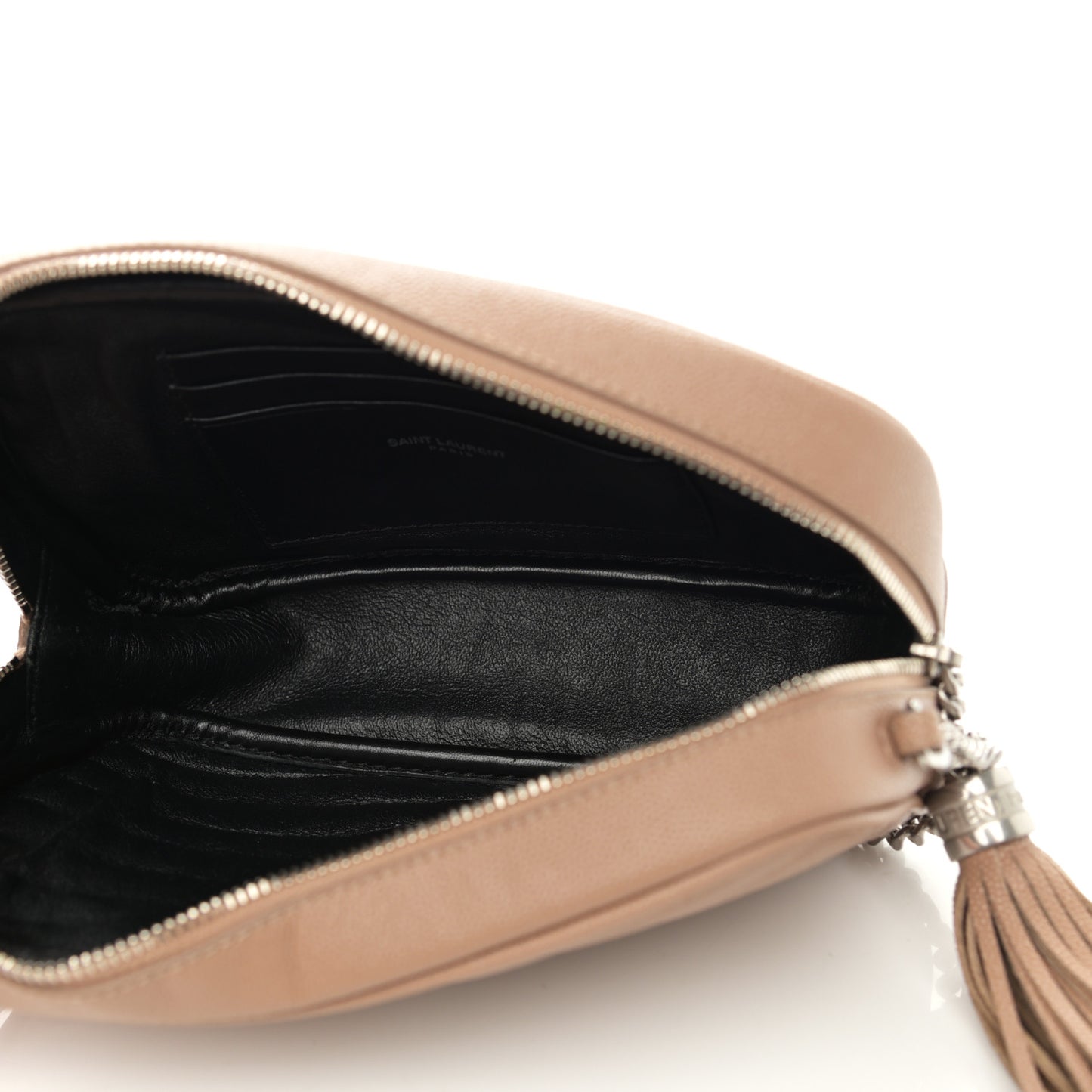 Grain De Poudre Matelasse Monogram Mini Lou Camera Bag Dark Beige