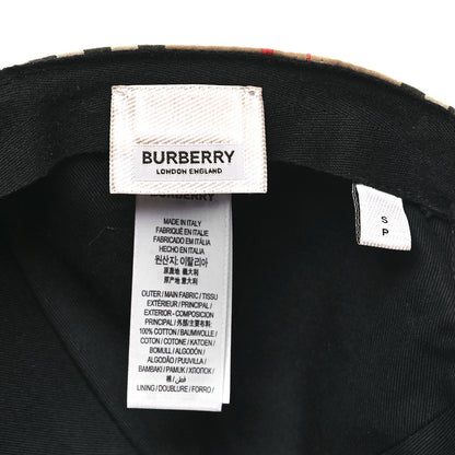 Burberry Cotton Vintage Check Monogram Baseball Hat S Archive Beige 8 of 10