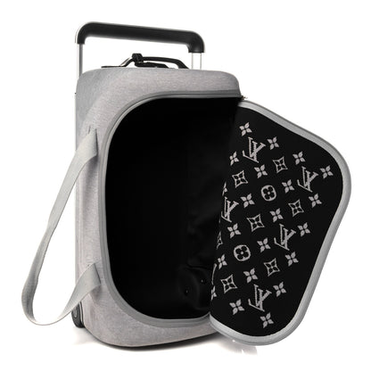 Louis Vuitton Knit Monogram Horizon Soft Duffle 55 Grey 4 of 16