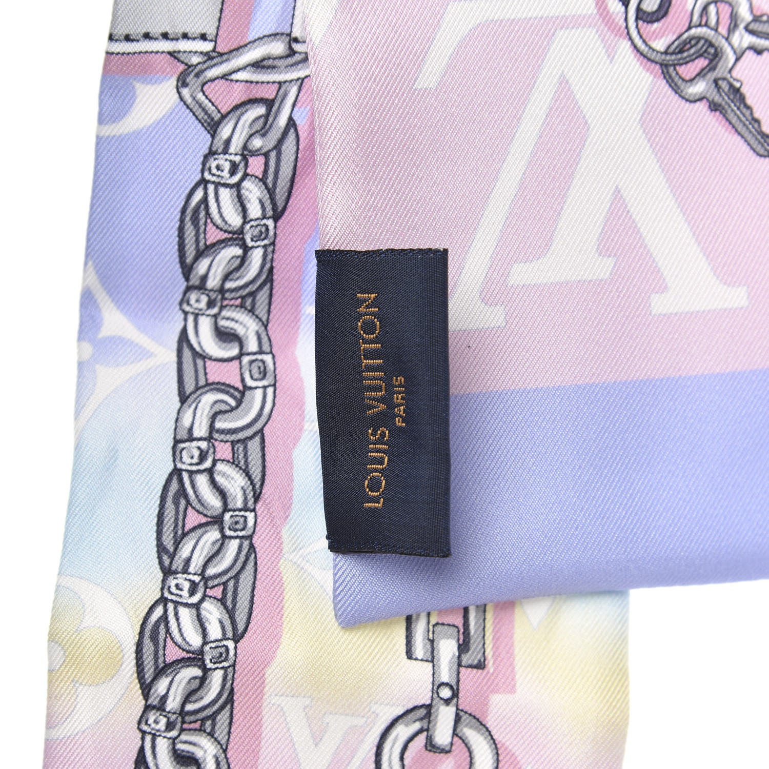 Louis Vuitton Silk Monogram Escale Confidential Bandeau Pink 3 of 3