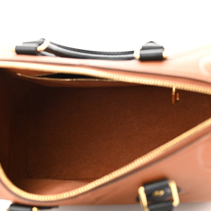 Louis Vuitton Empreinte Monogram Giant Wild At Heart Speedy Bandouliere 25 Caramel 5 of 9