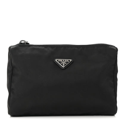 Prada Nylon Vela Cosmetic Pouch Black 1 of 10