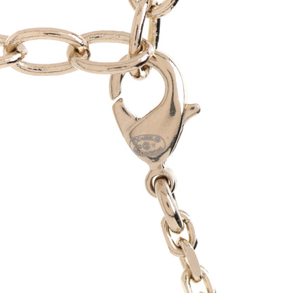 Chanel Pearl CC Chain Anklet Gold 4 of 5
