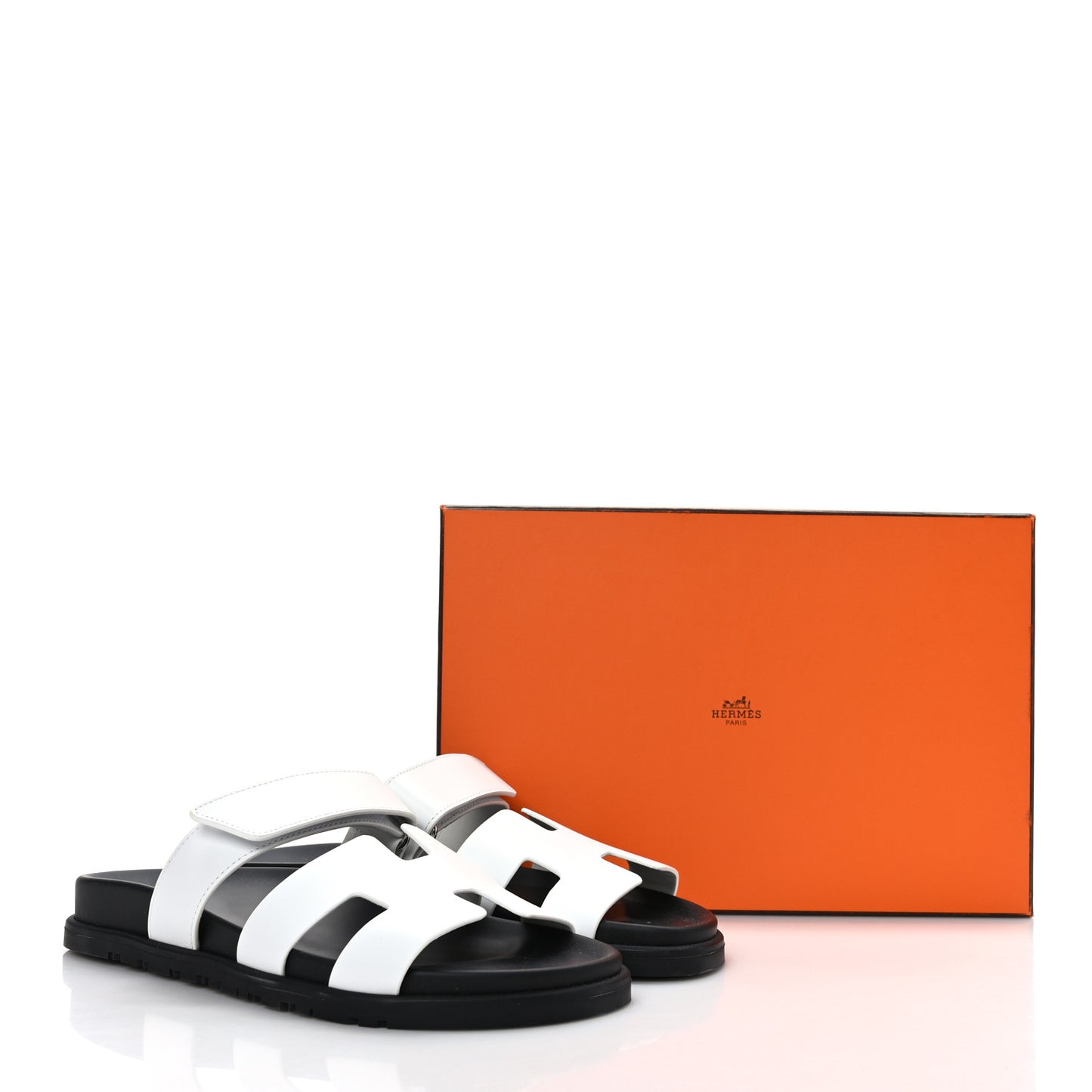 Calfskin Womens Chypre Sandals 39 White