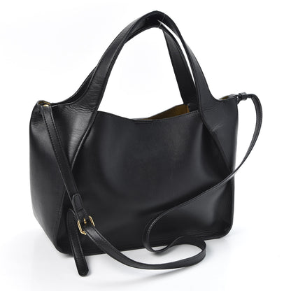 Stella McCartney Eco Alter Nappa Perforated Crossbody Tote Black 2 of 10