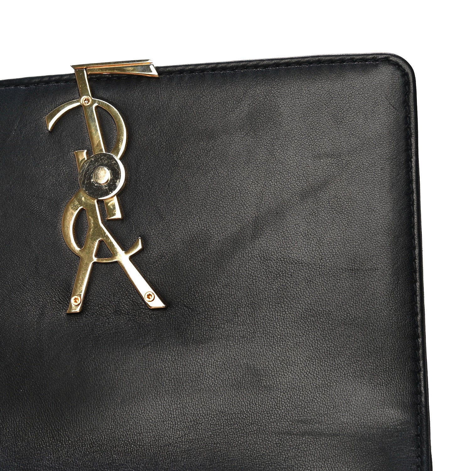 Saint Laurent Lambskin Matelasse Monogram Medium Vicky Chain Bag Black 11 of 13