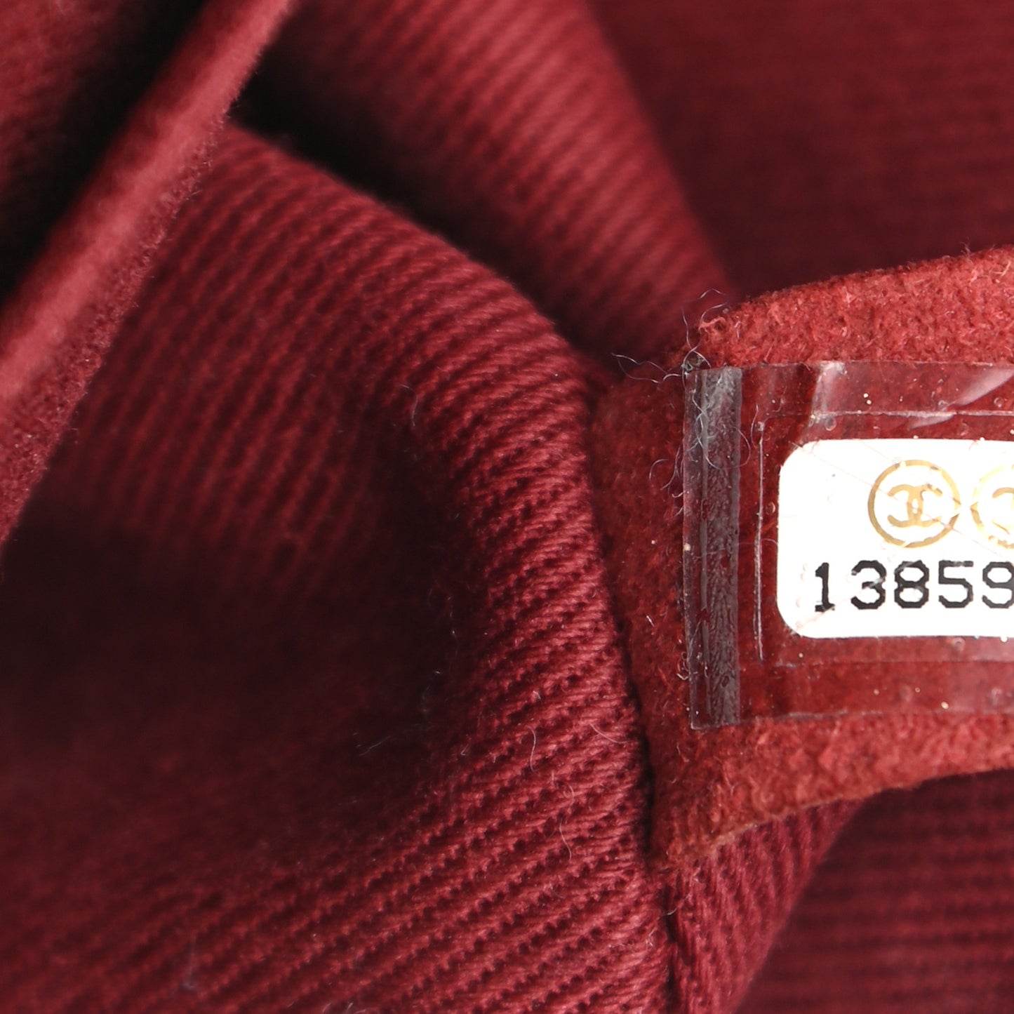 Caviar Large Timeless CC Flap Dark Red