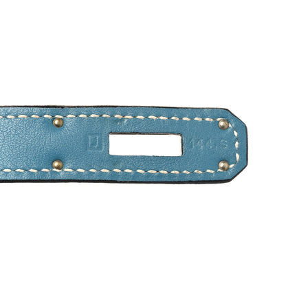 Hermes Evercolor Kelly Retourne 32 Bleu Jean 7 of 13