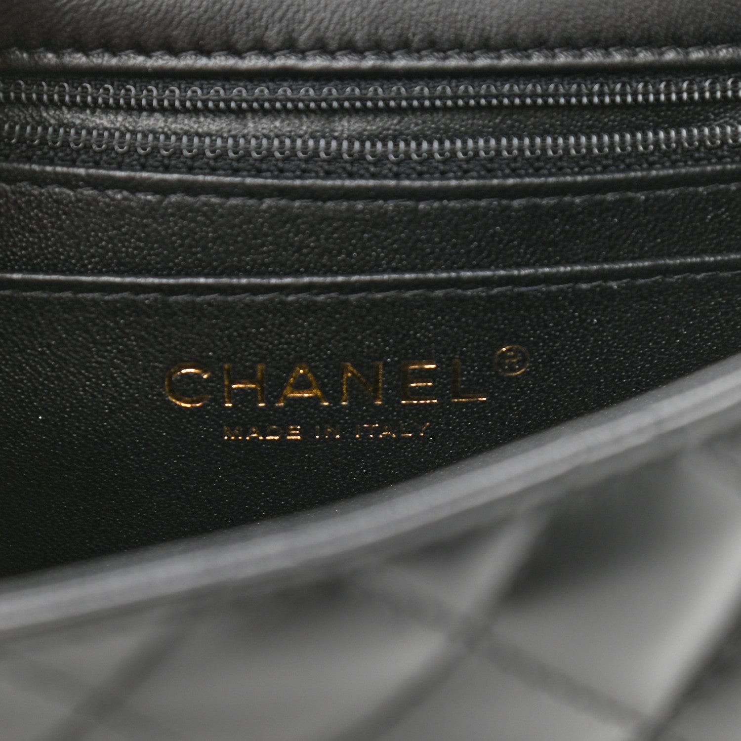Chanel Lambskin Quilted Mini Square Flap Black 6 of 11
