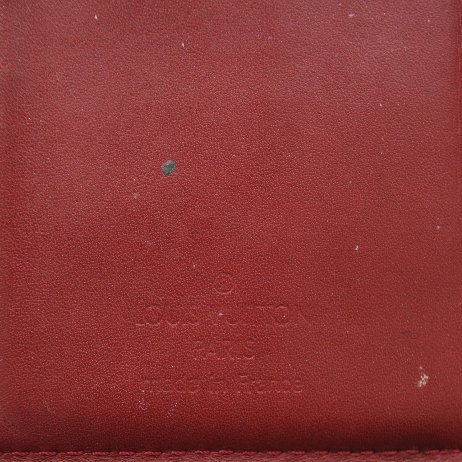 Louis Vuitton Vernis French Purse Wallet Pomme D'Amour 7 of 8