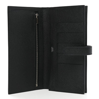 Hermes Epsom Bearn Gusset Wallet Black 5 of 8