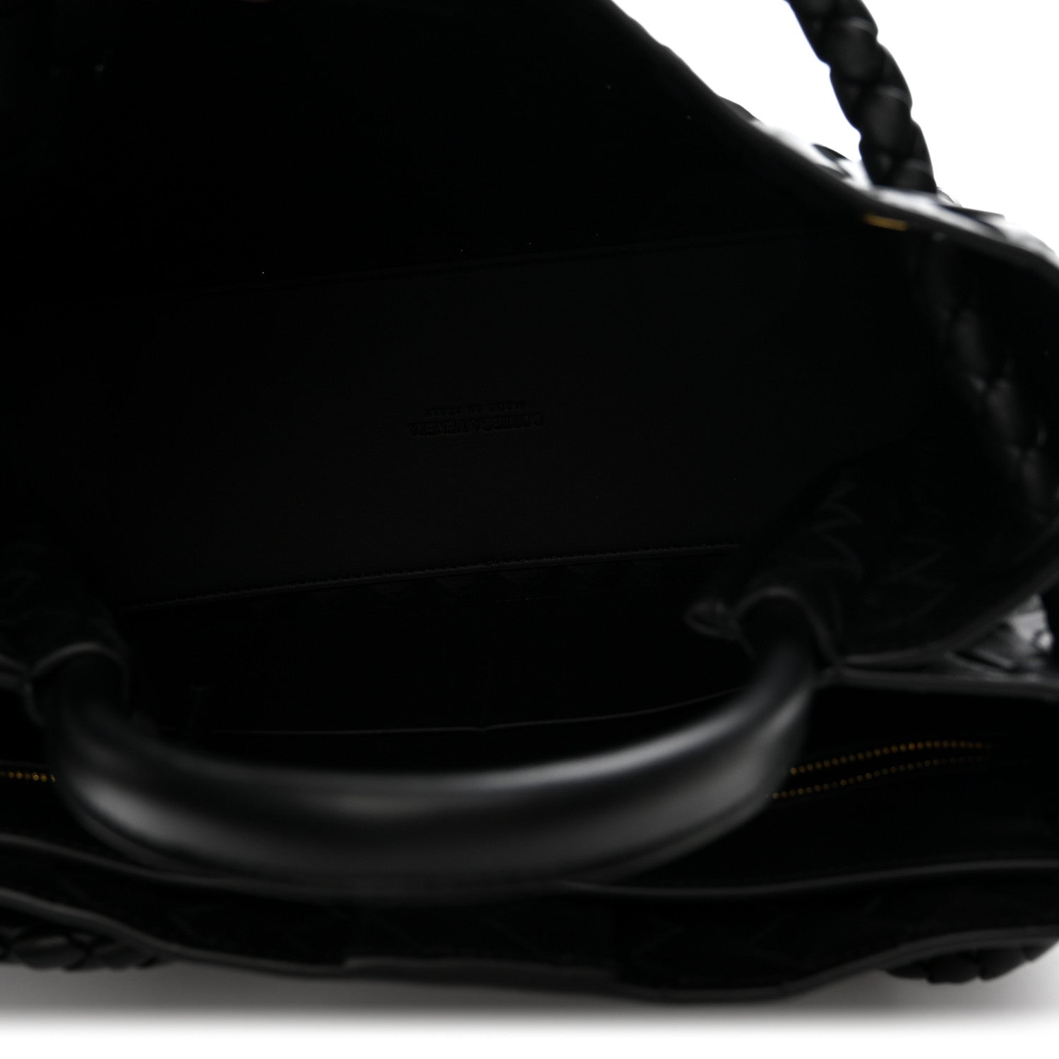 Bottega Veneta Nappa Intrecciato Medium Andiamo Shoulder Bag Black 4 of 8