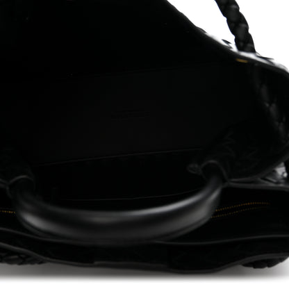 Bottega Veneta Nappa Intrecciato Medium Andiamo Shoulder Bag Black 4 of 8