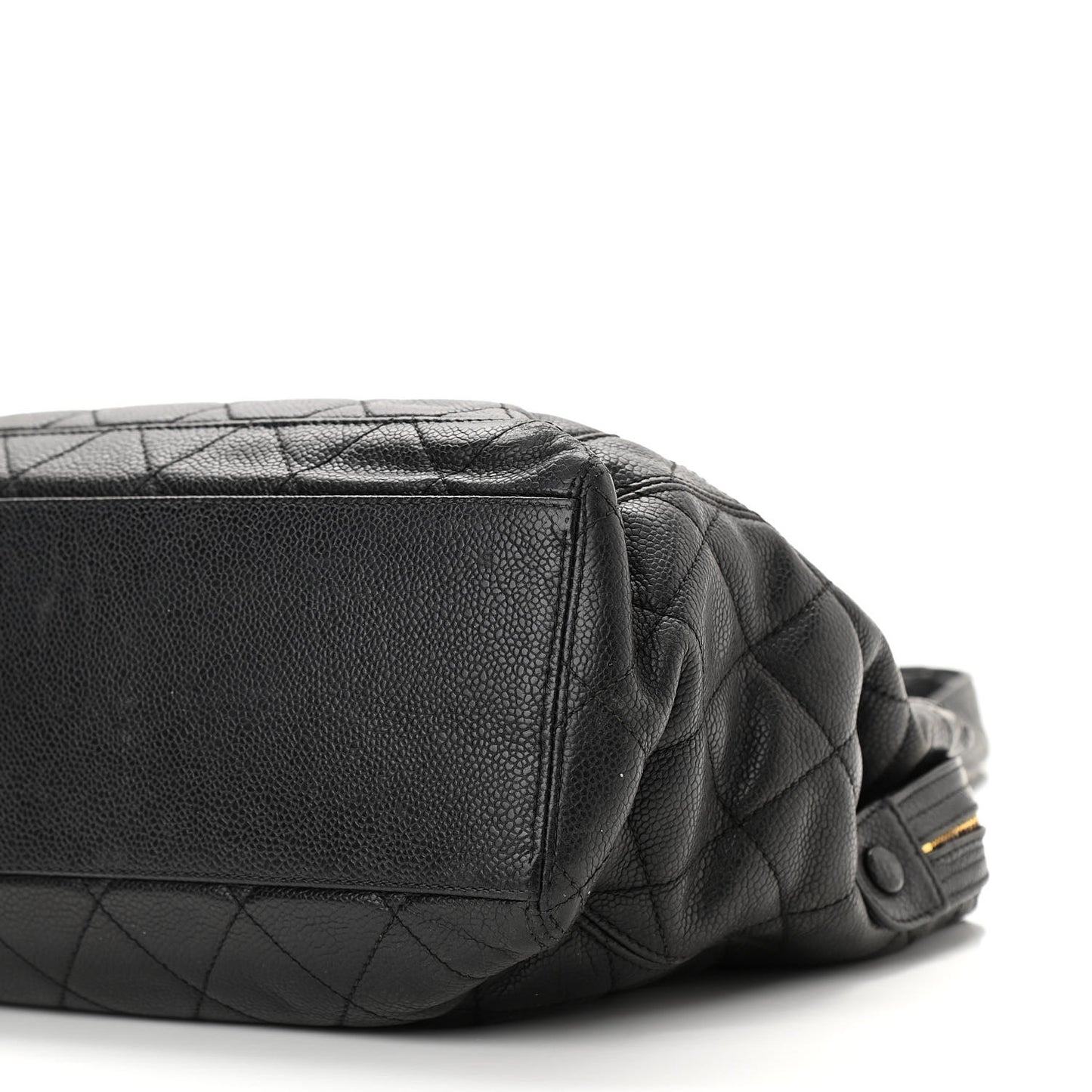 Caviar Quilted CC Tote Black