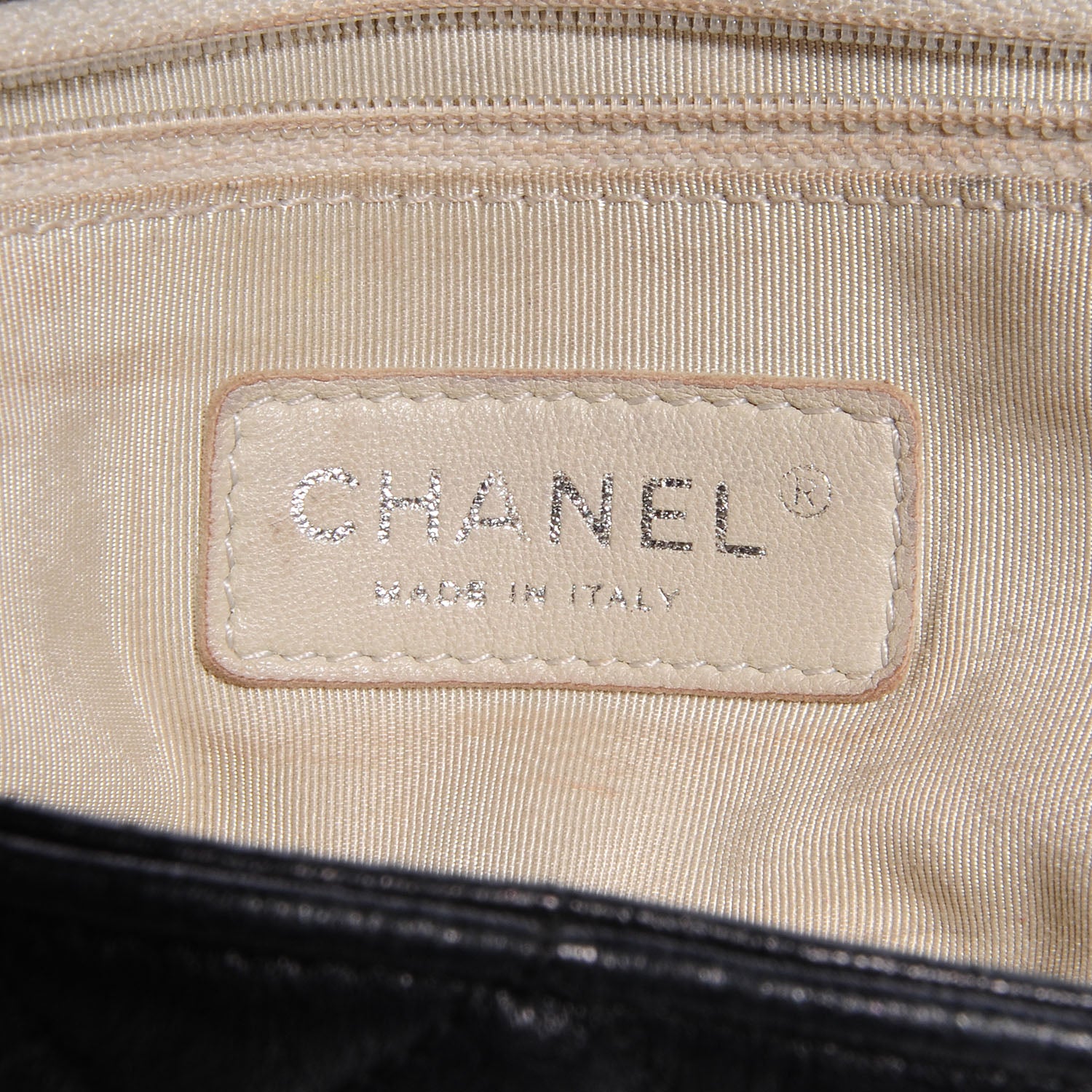 Chanel Washed Lambskin Chain Around Maxi Flap Bag Black 6 of 7