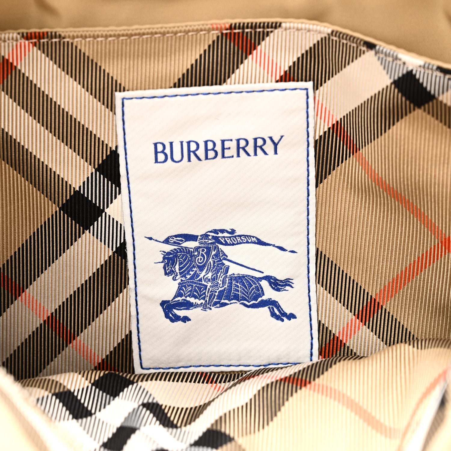 Burberry Nova Check Tote Diaper Bag Sand Beige 6 of 9