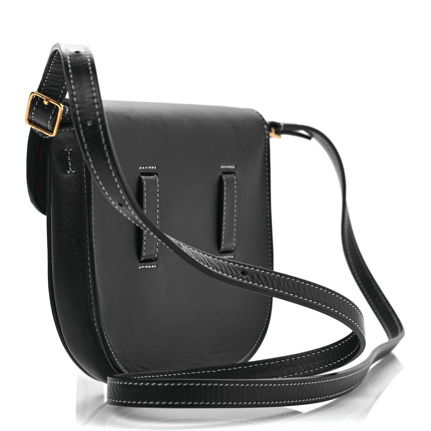 Smooth Calfskin Mini Symmetrical Bag Black