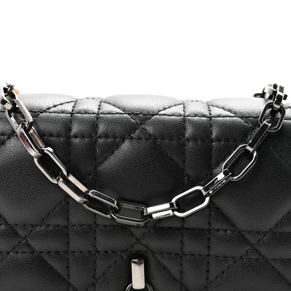 Christian Dior Lambskin Cannage Dior Talk Phone Pouch Black 7 of 10