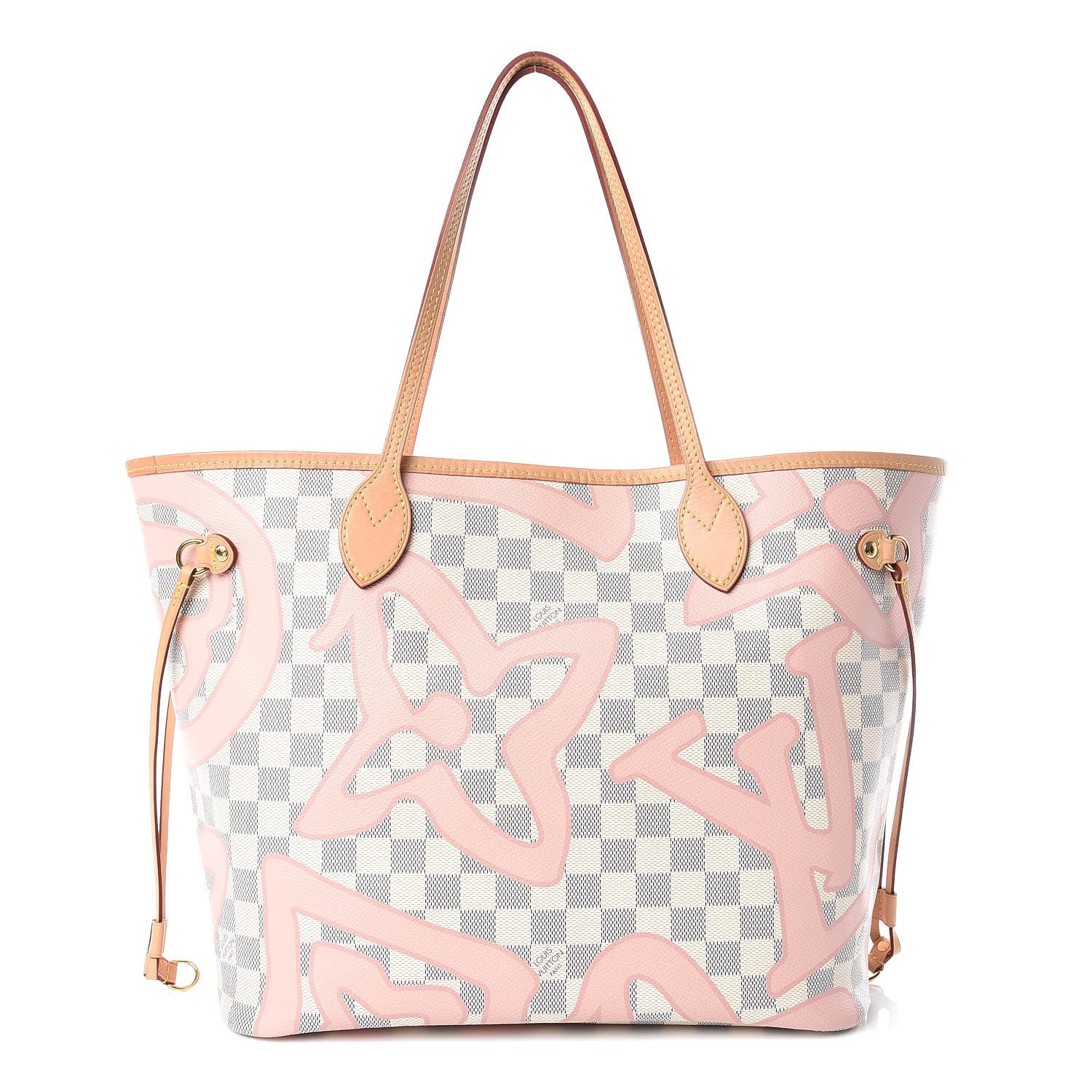 Louis Vuitton Damier Azur Tahitienne Neverfull MM 1 of 9