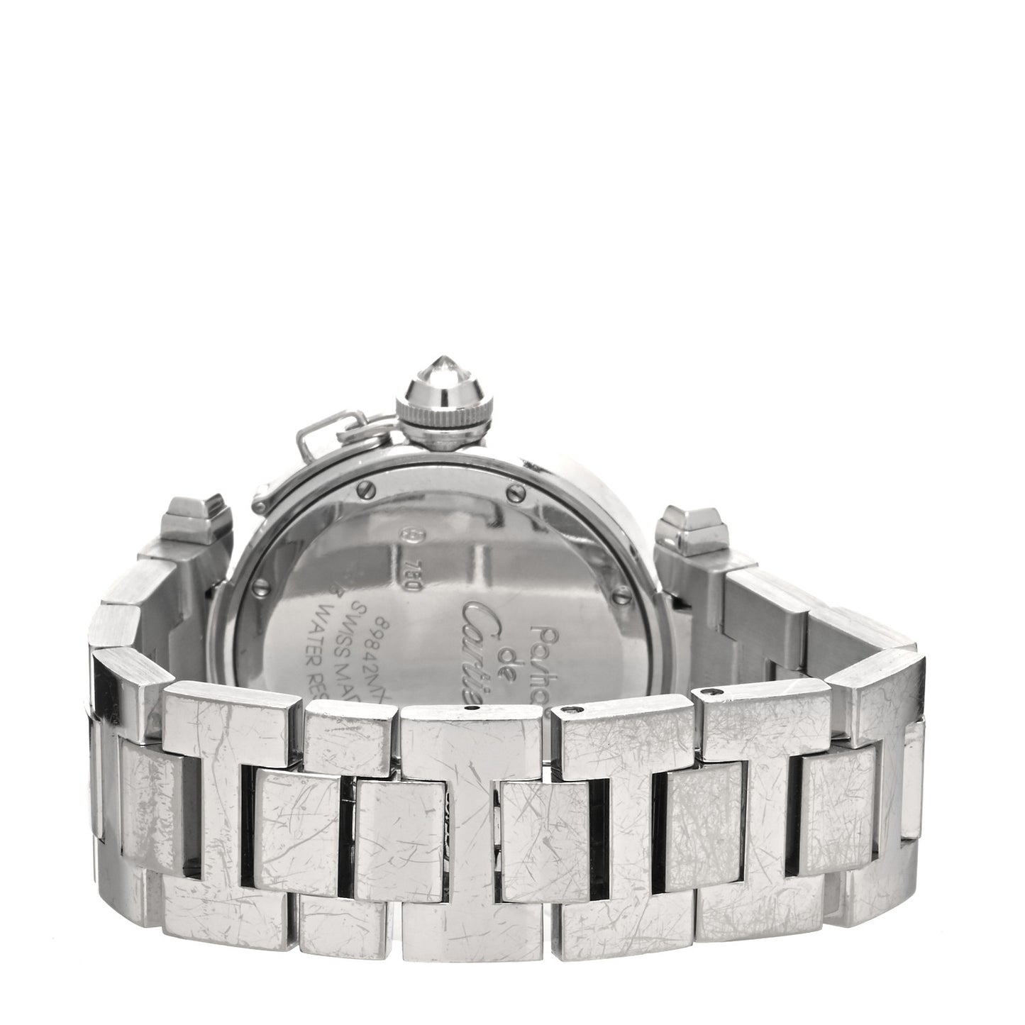 18K White Gold Diamond Bezel 32mm Pasha C Quartz Watch