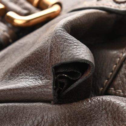 Chloe Calfskin Paddington Front Pocket Tote Chocolate 8 of 10