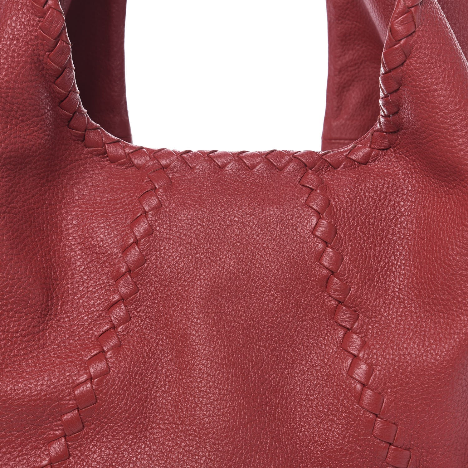 Bottega Veneta Cervo Deerskin Large Hobo China Red 8 of 8