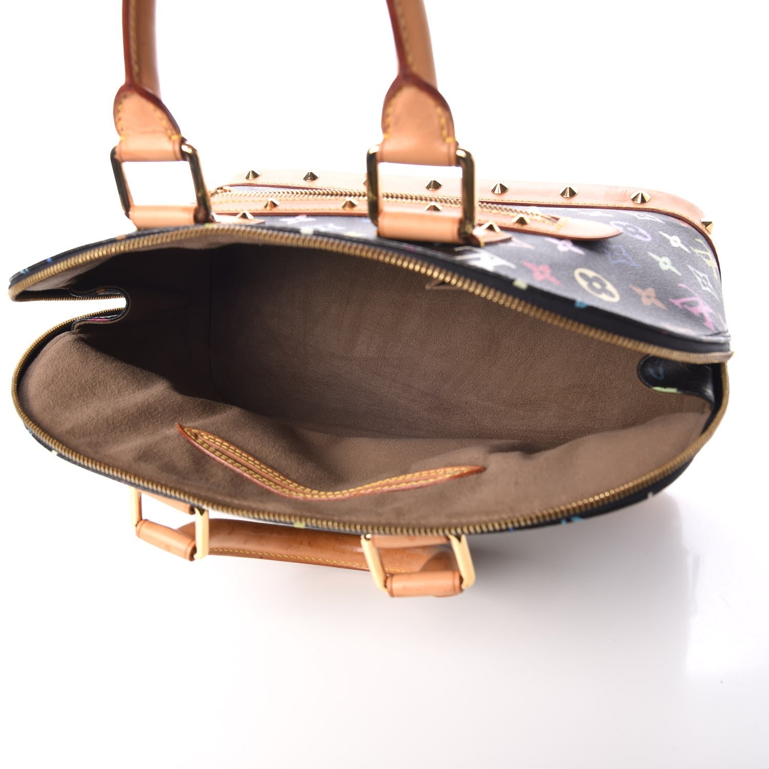 Louis Vuitton Monogram Multicolor Alma Black 6 of 13