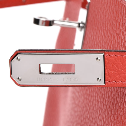 Hermes Taurillon Clemence Kelly Retourne 28 Rouge Pivoine 17 of 33