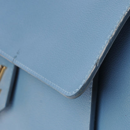Louis Vuitton Calfskin Lockme MM Bleuet 18 of 19