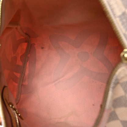 Louis Vuitton Damier Azur Tahitienne Speedy Bandouliere 30 Rose Ballerine 5 of 16