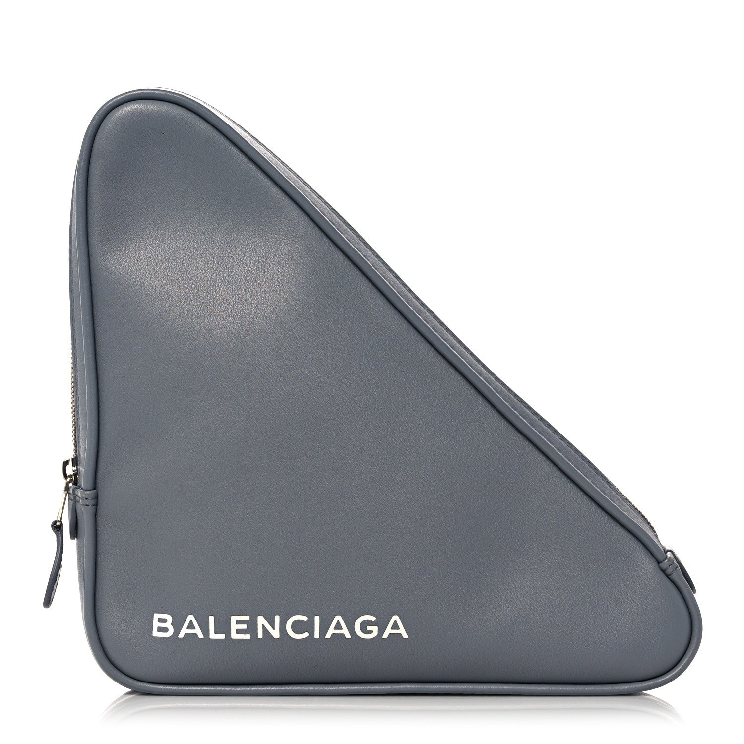Balenciaga Calfskin M Triangle Pouch Pyrite 1 of 11