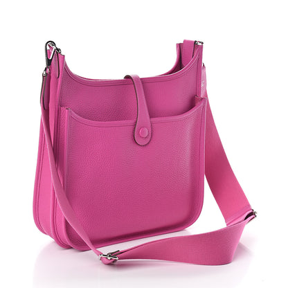 Hermes Taurillon Clemence Evelyne III PM Magnolia 3 of 11
