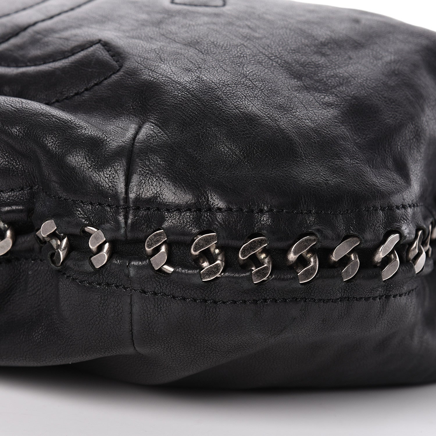 Chanel Calfskin Modern Chain Hobo Black 10 of 15