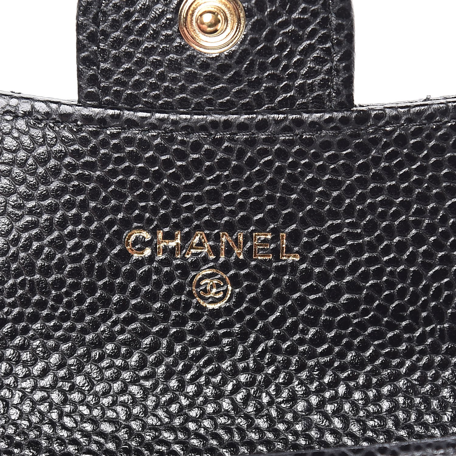 Chanel Caviar Quilted Flap Card Holder Black 6 of 9