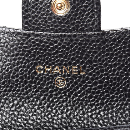 Chanel Caviar Quilted Flap Card Holder Black 6 of 9