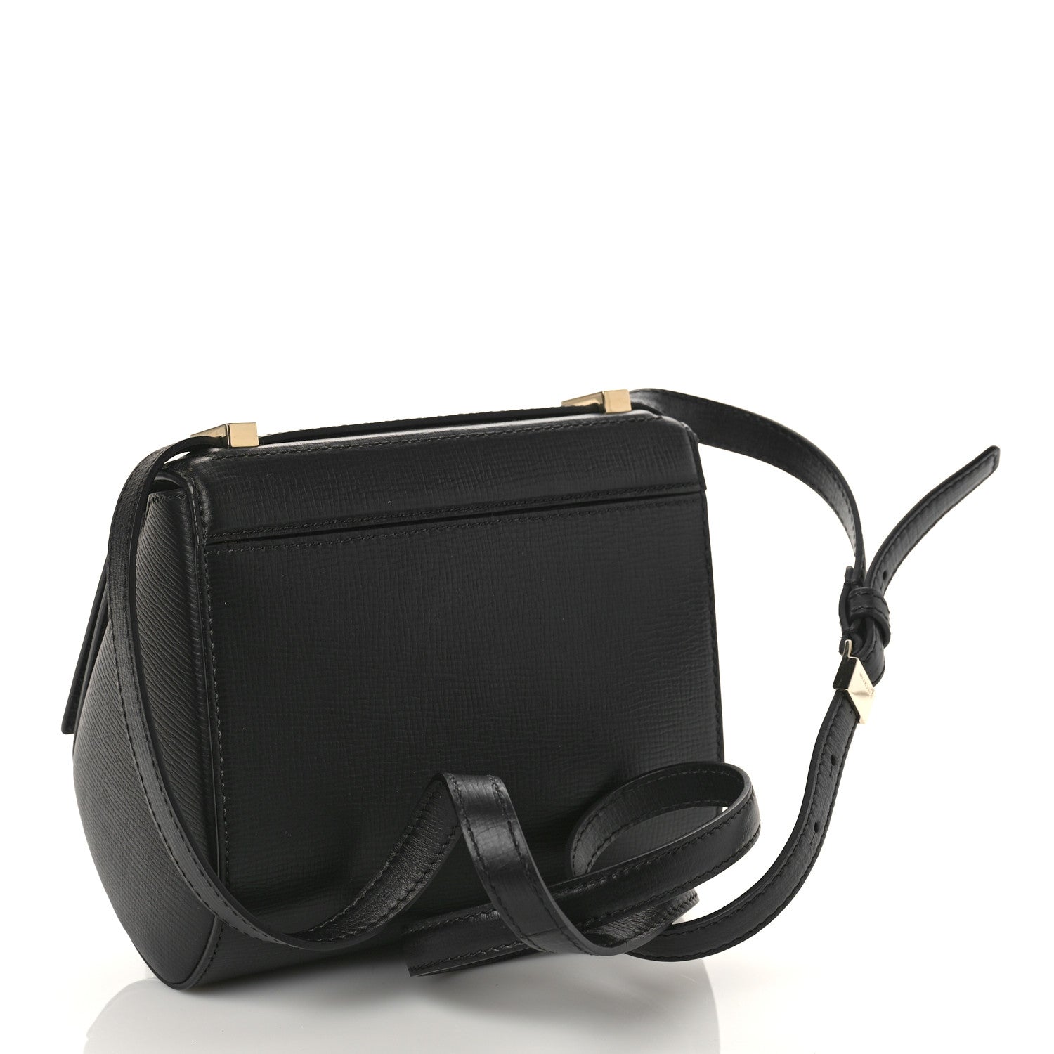 Givenchy Textured Calfskin Mini Pandora Box Crossbody Bag Black 3 of 8