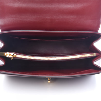 Celine Satinated Calfskin Medium 16 Top Handle Bag Light Burgundy 5 of 10
